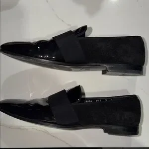 Salvatore Ferragamo Black Patent Leather & Velvet combo Loafers (fits like 10) Salvatore Ferragamo | Shoes | Salvatore Ferragamo Black  main image 4